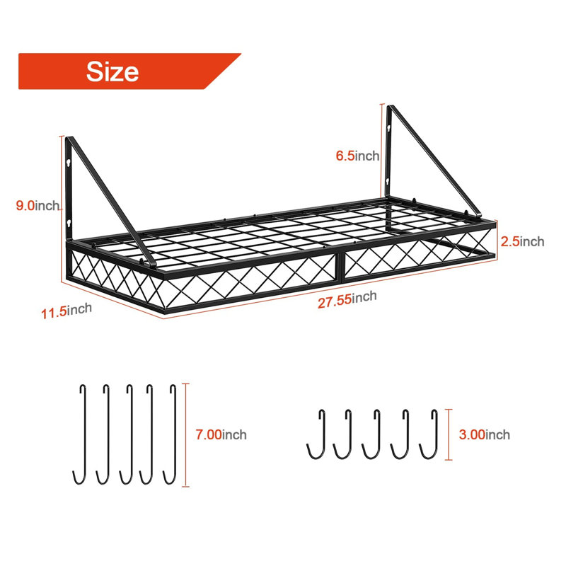 Pot Rack, Black