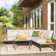 Lovene 5 - Person Modular Patio Conversation Sets with Cushions