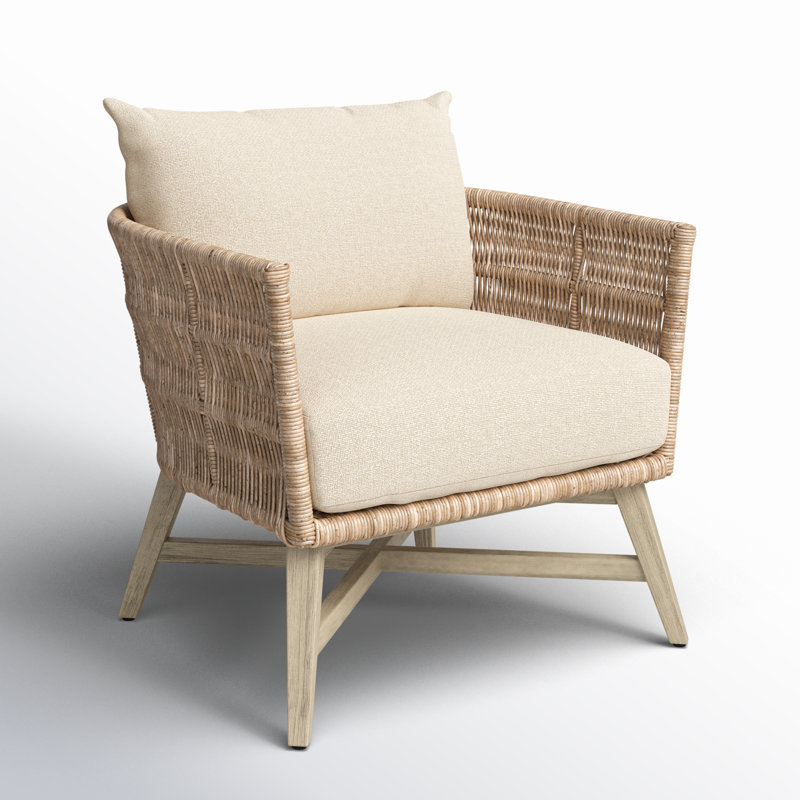 Collins Outdoor Solid Wood Lounge Chair
