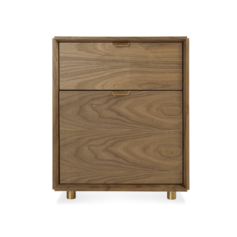 Dang 2 - Drawer File Cabinet, Walnut