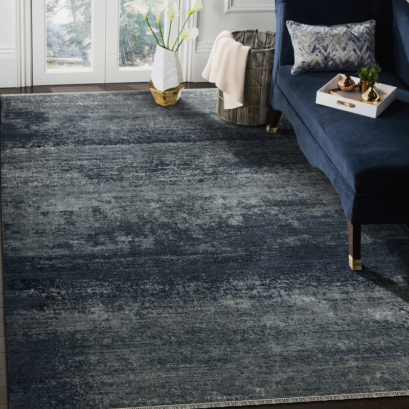 Dazzle Wool Abstract Area Rug, Rectangle 8' x 10'