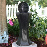 Alviso Weather Resistant Floor Fountain with Light