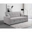 Canapé-lit surdimensionné de 83 po avec canapé-lit escamotable surdimensionné et dossier réglable, canapé convertible 3 places et canapé-lit convertible pour la maison, gris clair