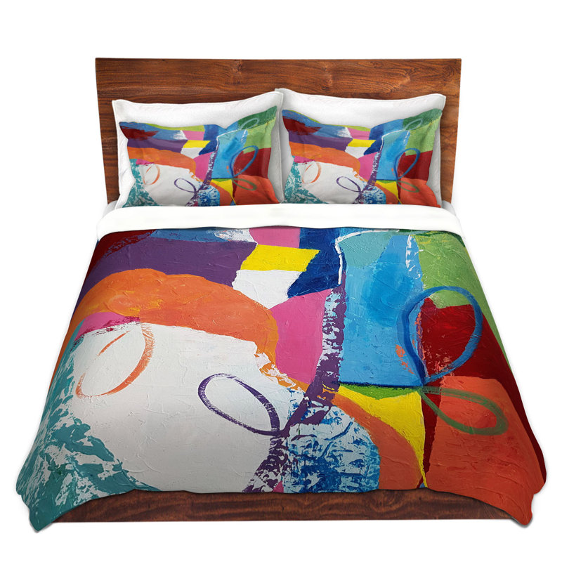 Ensemble de housse de couette en microfibre DiaNoche par Ruth Palmer - Loopy