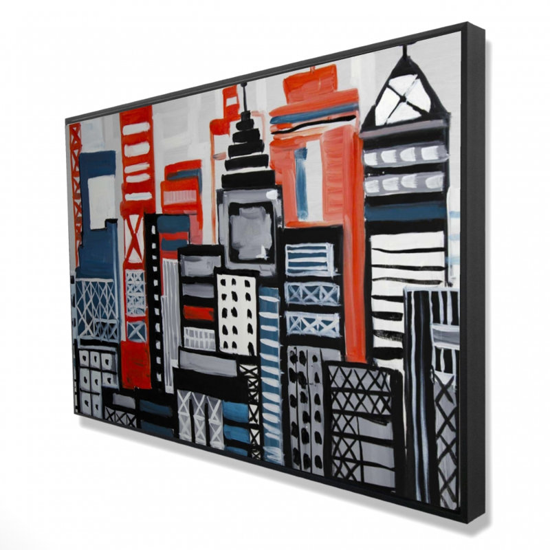 «Geometric Urban Landscape» sur toile