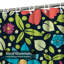 Rideau de douche à motif floral avec 12 crochets-897845975