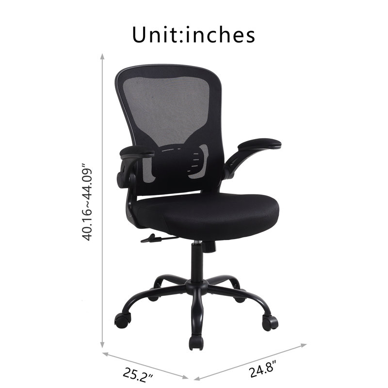 Blue Elephant Mesh and Fabric Office Chair