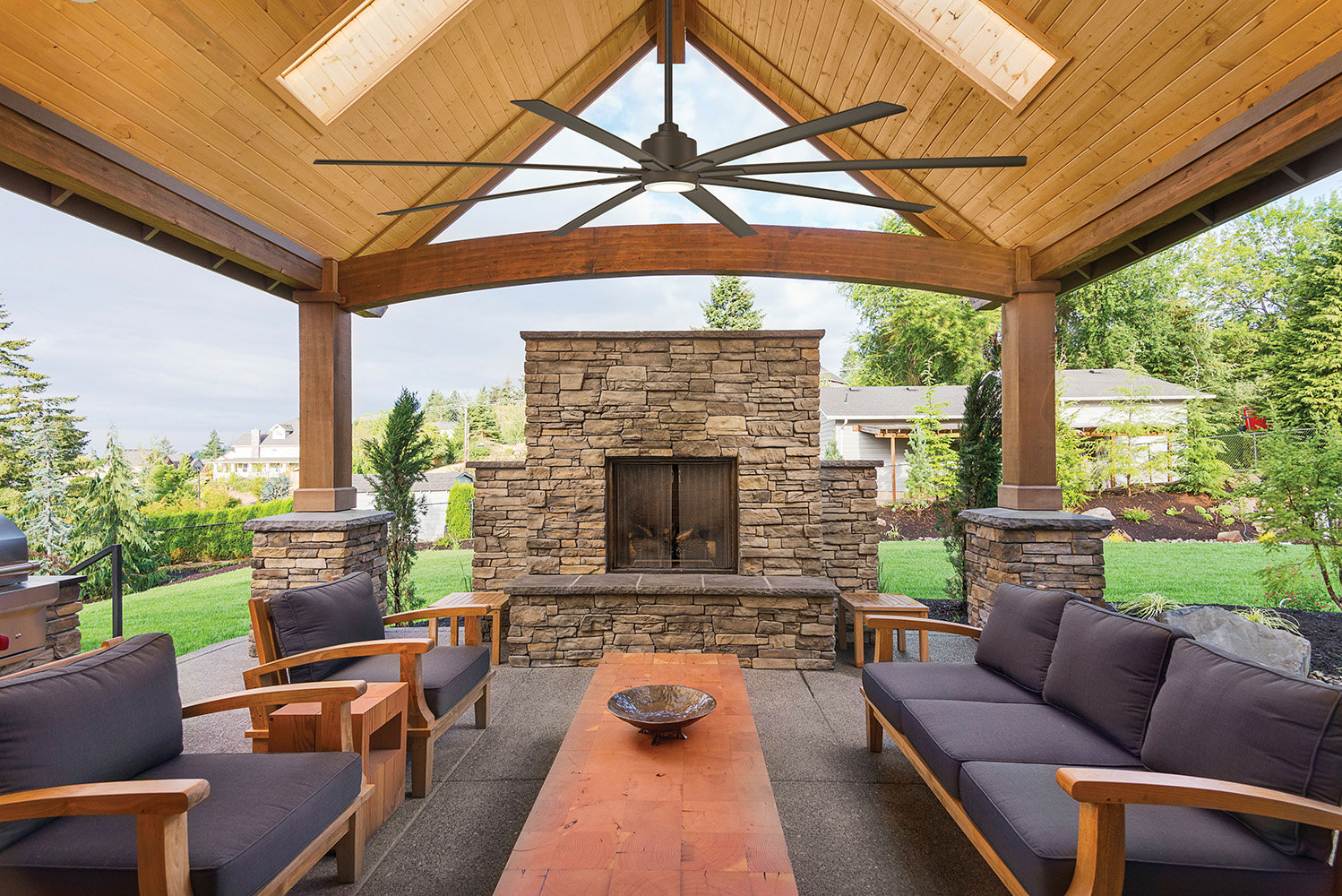 Xtreme Outdoor Smart Ceiling Fan, Oil Rubbed Bronze, 84" Wide