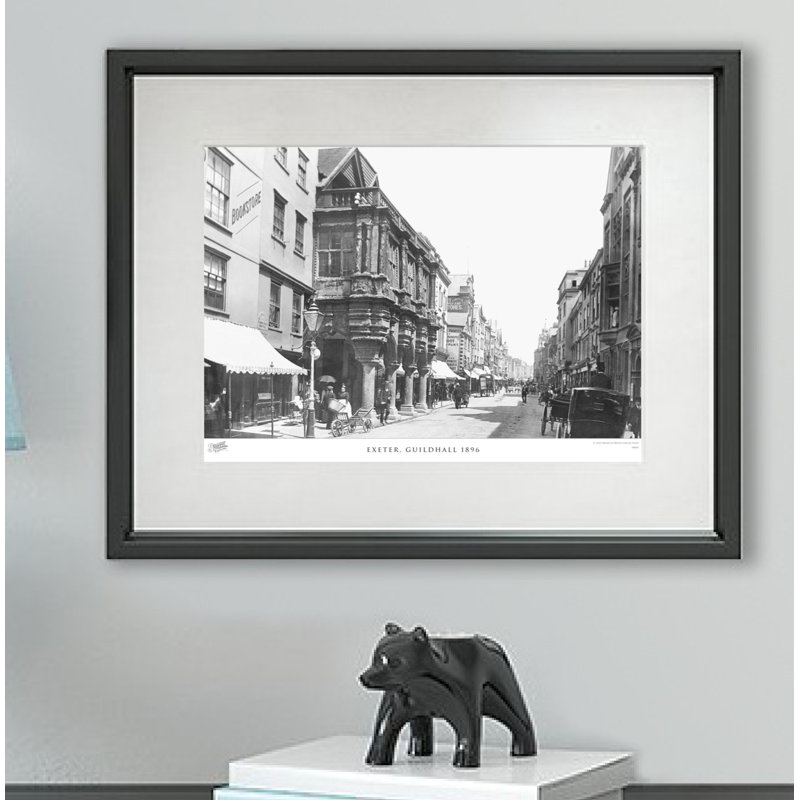 Exeter, Guildhall 1896 - Single Picture Frame Print, 40cm H x 50cm W x 2.3cm D