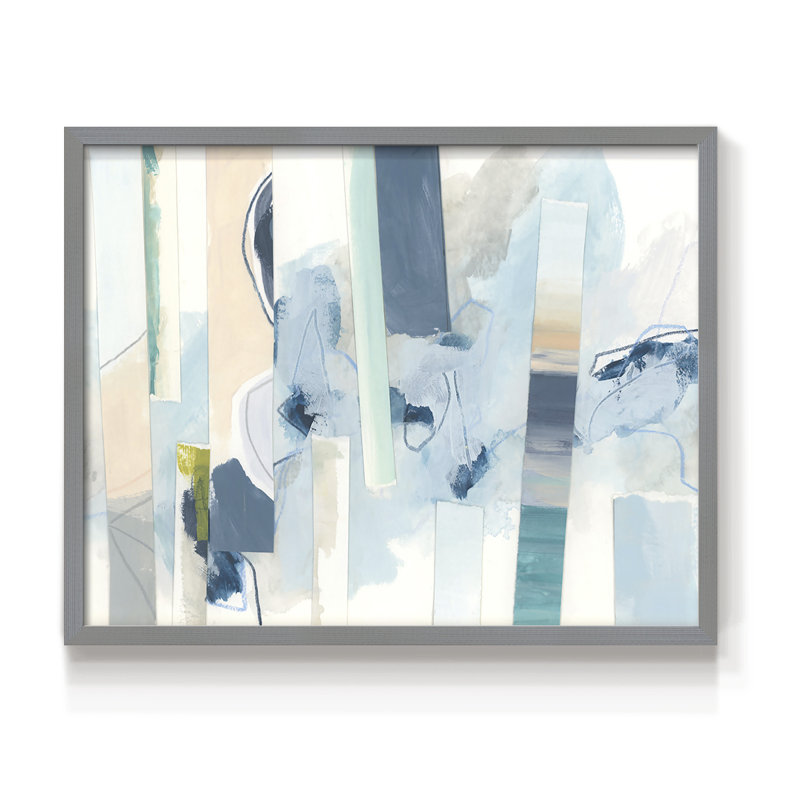 «Liquide Strata II», reproduction encadrée, Gris, H 16 po x l 20 po