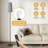 61" Dimmable Traditional Floor Lamp With Remote Control And 12w Bulb Included-297855839