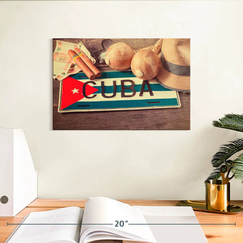 All About Cuba, 8" H x 12" W