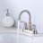 4-Inch Centerset Dual Handle 3-Hole Bathroom Sink Faucet With Pop-Up Drain-104235529