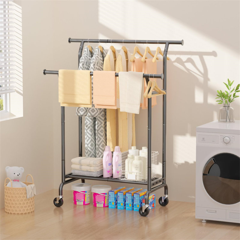 110cm Rolling Clothing Rack