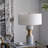 Table Lamp  - Cement With Metal