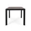 Ensemble de salle à manger d'extérieur 7 pièces avec table en aluminium et 6 chaises empilables en polypropylène, noir et vert