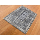 Belkin One-of-a-Kind Rectangle 2'3" X 3'2" New Age Silk Area Rug Gray