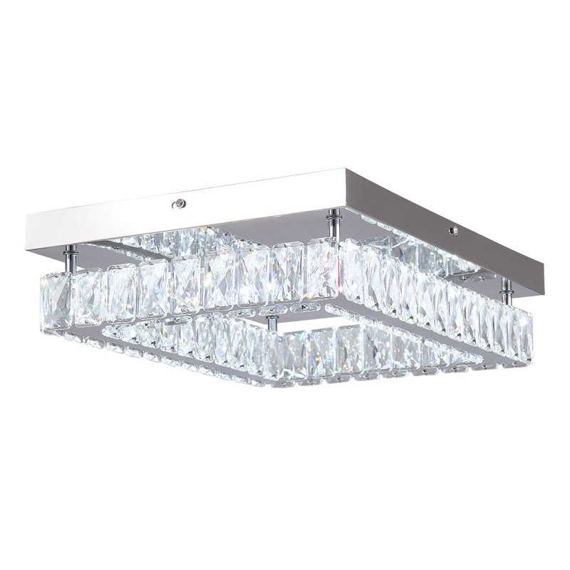 Crystal LED Flush Mount