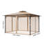 VEVOR Polyester Side Wall for Gazebo-559690391-559690395