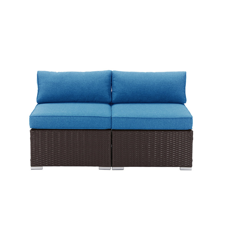 Burce 54'' Wide Straight Loveseat with Cushions