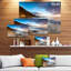 «Looe Cornwall Beach at Sunrise Modern Beach», reproduction de photo sur toile tendue-18296885
