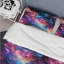Literie camouflage mauve et bleu Aura céleste-1083226660