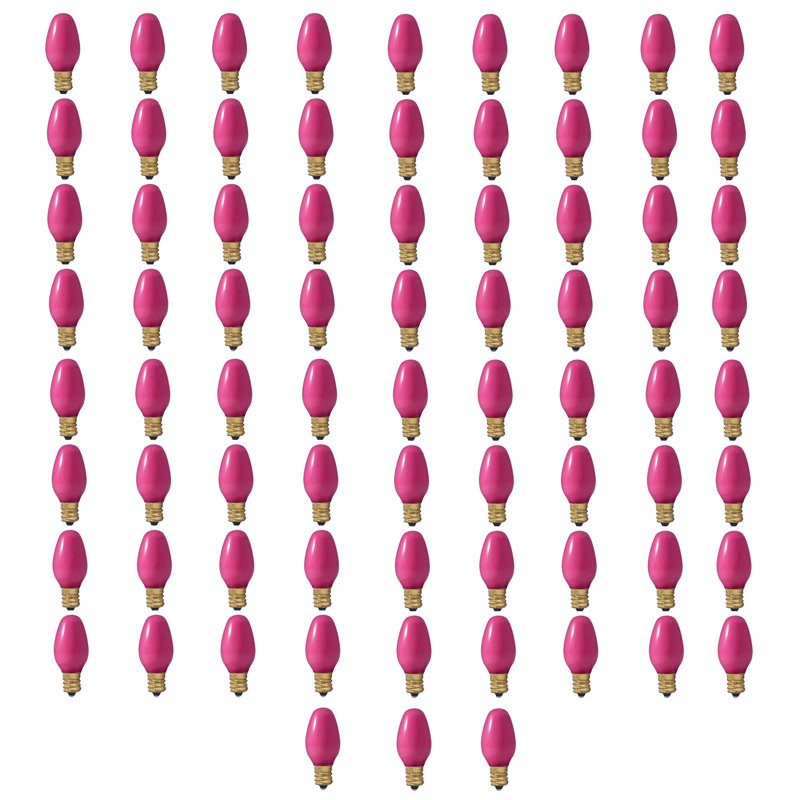 Ampoule de bougie incandescente grise 7 watts