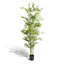 Artificial Bamboo Plant in Pot, 4ft/5ft/6ft Tall Faux Indoor Tree, Realistic Green Leaves, Maintenance-Free Home & Office Décor-668426904