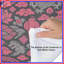 Édredon rose à motif asiatique-130109369
