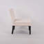 Chaise d'appoint rembourrée en velours avec pieds en bois massif-353170162