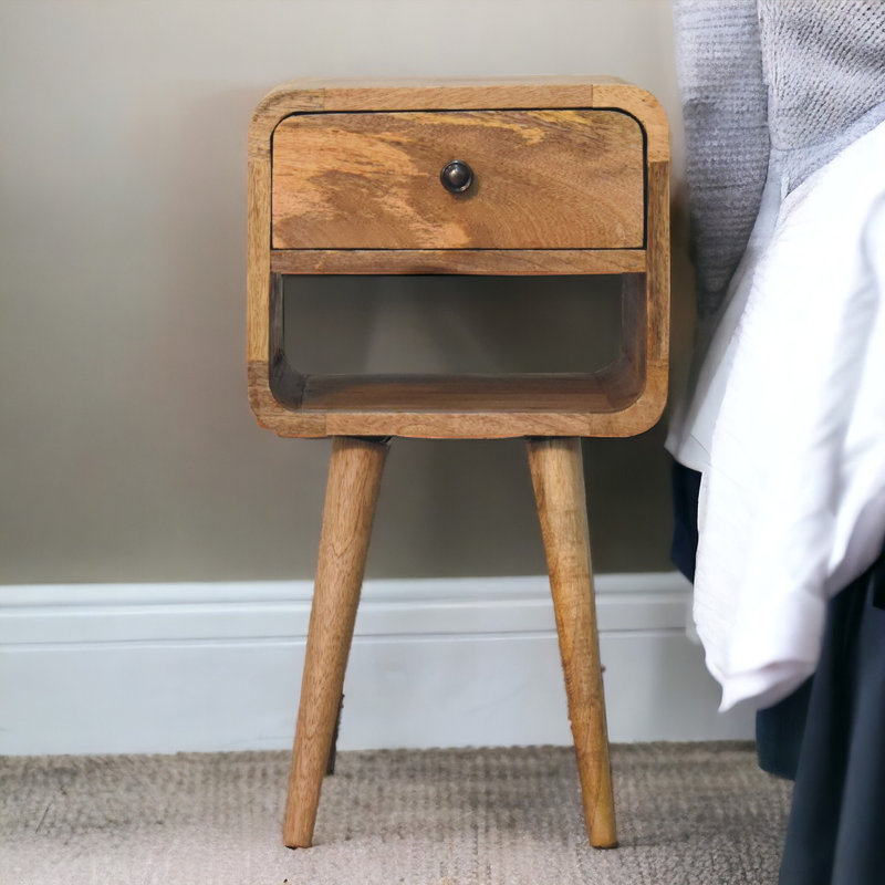 Cheskel 11.81'' W Solid Wood Nightstand