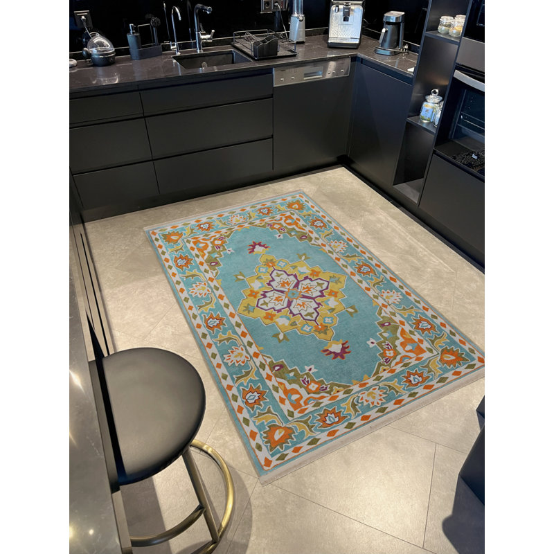 Xaven Moroccan Indoor / Outdoor Rug, Rectangle 4'8" x 6'7"