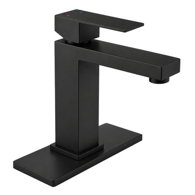 Single Handle Bathroom Faucet with Supply Lines