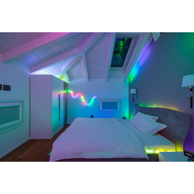 Twinkly 5ft Multicolor LED Light Strip Extension Kit with Adhesive and Magnetic Mount