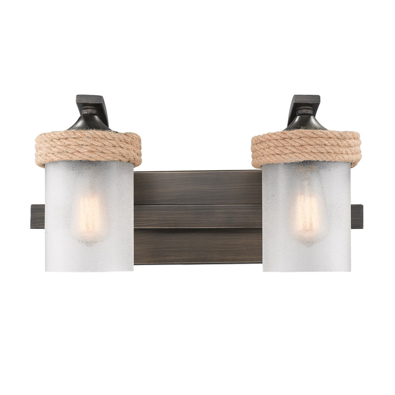 Éclairage de salle de bain à intensité variable 2 lumières Davy