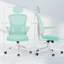 Ergonomic Mesh Office Chair with Adjustable Headrest, Swivel Desk Chair with Flip-Up Arms-536745909