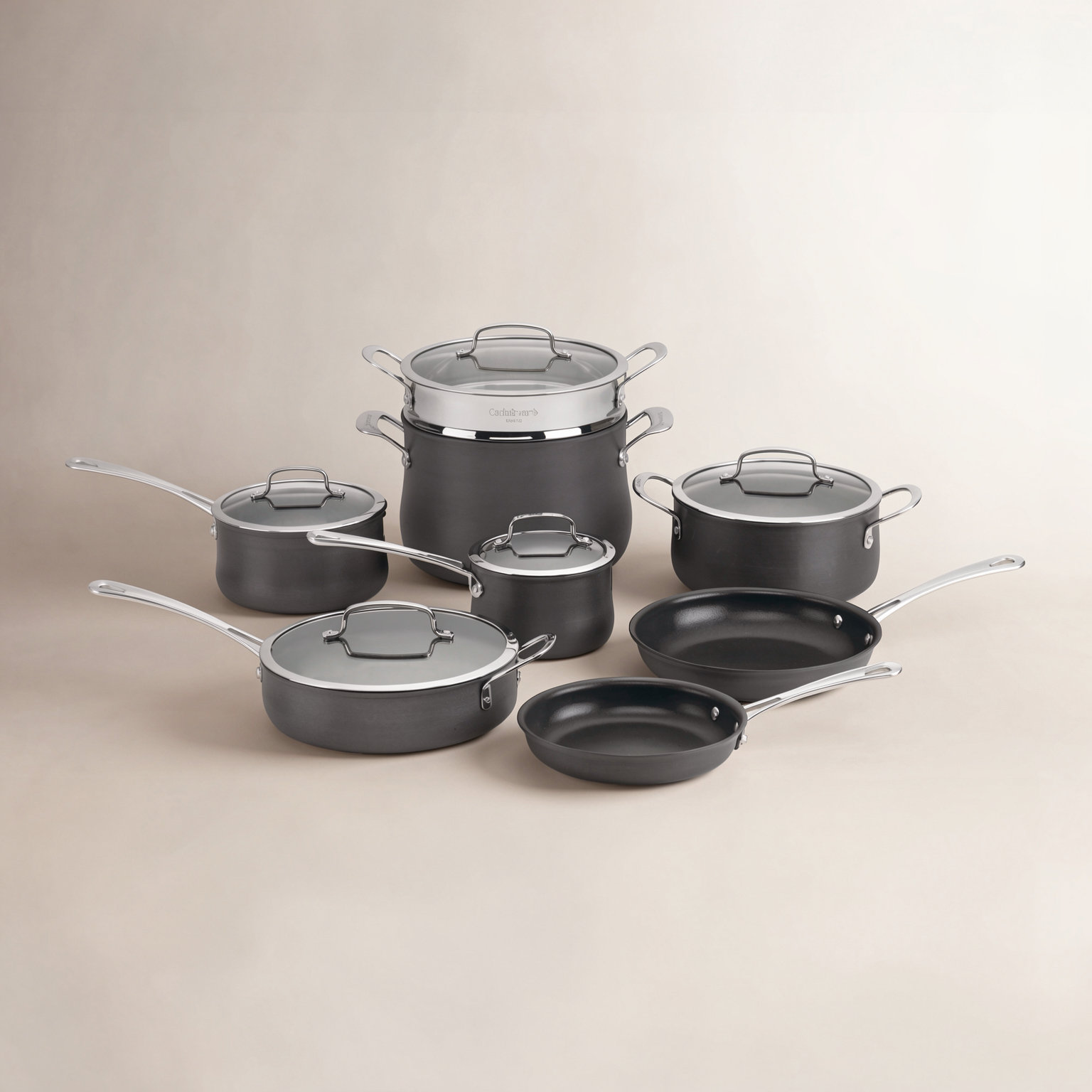 Cuisinart 13 Pieces Non Stick Hard-Anodized Cookware Set