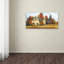 « yellow grange automne », reproduction sur toile tendue-21999319