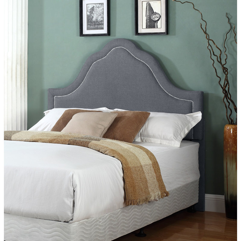 Tête de lit tapissier Scaife, Gris