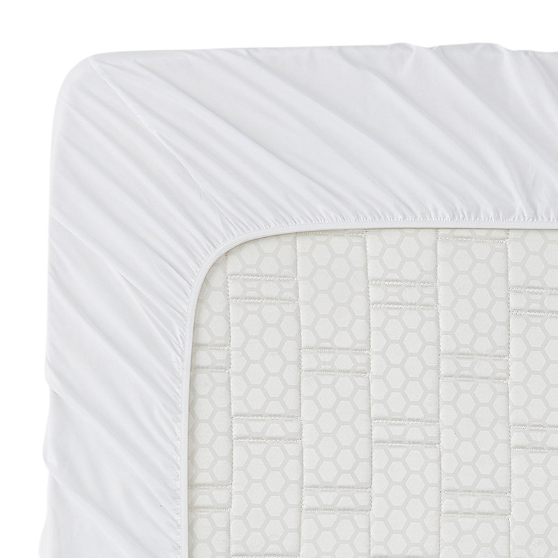 Soft Microfiber Fitted Sheets Moisture Wicking Fitted Bed Sheets Fits Up to 16" Deep Pocket, White, Queen