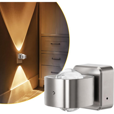 Projecteur de veilleuse, veilleuse à brancher sur le capteur de luminosité murale | Capteur crépusculaire, veilleuse argentée rotative pour enfants, éclairage d'ambiance blanc doux pour salle de bain, salle de jeux, 1 pièce