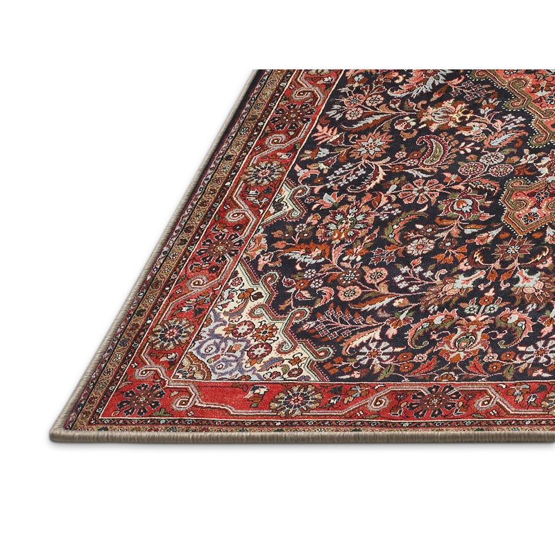 Garg Oriental Indoor Rug, Rectangle 7' x 9'