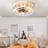 Caged Ceiling Fan With Lights Remote Control, modern Ceiling Fan, Fans, 4 LED Bulbs Include