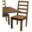 Chaise d'appoint en bois massif Trevion