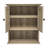 Dune Farmhouse Wall Mount Medicine Cabinet with Adjustable Shelf and Dual Doors-95375556