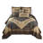 Donna Sharp Cabin Raising Pine Cone Embroidered Pieced Cotton King Quilt-779136832
