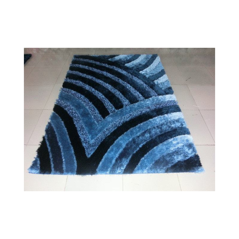 Tapis the wave blue area Shelie, 2 pi x 3 pi