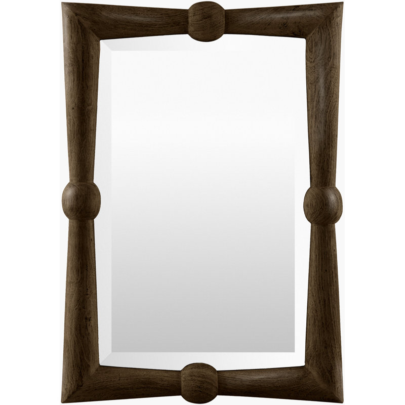 Branka Accent Mirror, 34" x 24", Black
