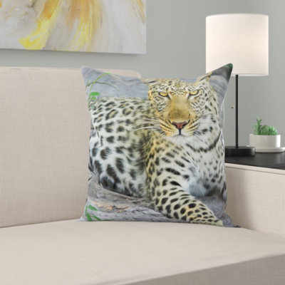 Housse et insert de coussin carré Leopard