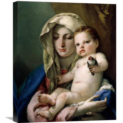 'Madonna of the Goldfinch' by Giovanni Battista Tiepolo Painting Print on Wrapped Canvas
